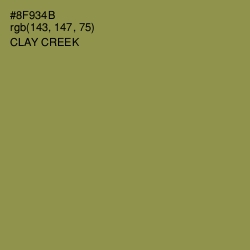 #8F934B - Clay Creek Color Image